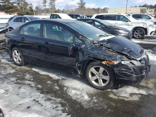 2HGFA16928H305303 - 2008 HONDA CIVIC EXL BLACK photo 4