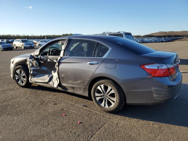 1HGCR2F30DA129616 - 2013 HONDA ACCORD LX GRAY photo 2