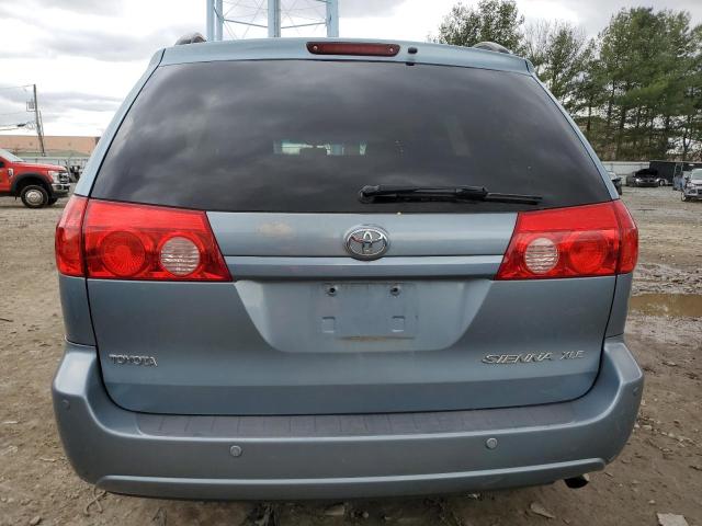 5TDZK22C09S277147 - 2009 TOYOTA SIENNA XLE BLUE photo 6