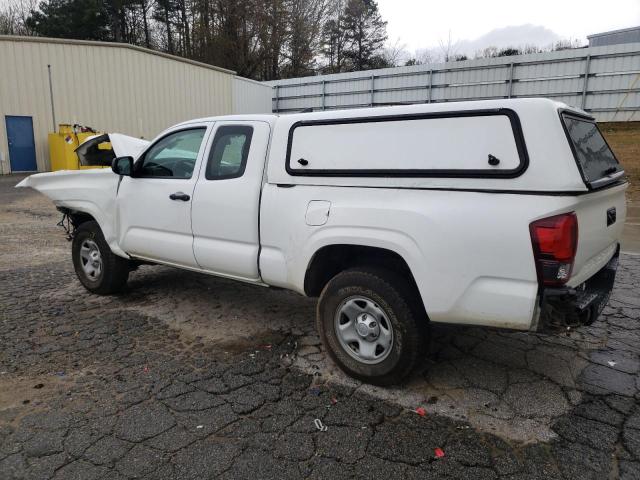 5TFRX5GN5JX107989 - 2018 TOYOTA TACOMA ACCESS CAB WHITE photo 2