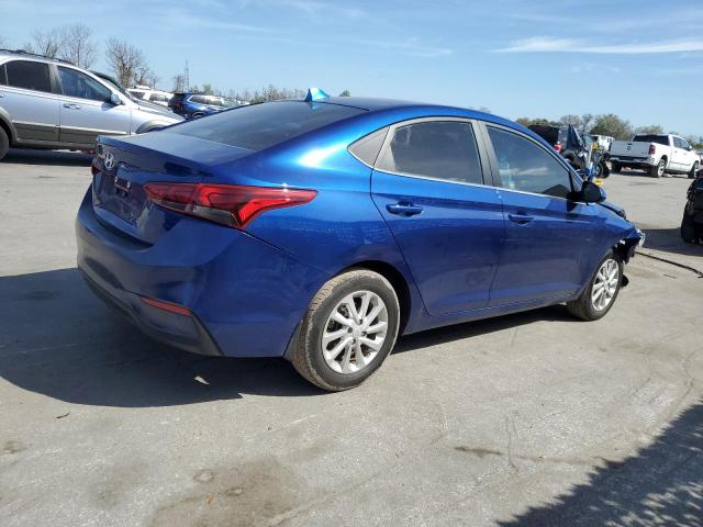 3KPC24A61ME140668 - 2021 HYUNDAI ACCENT SE BLUE photo 3