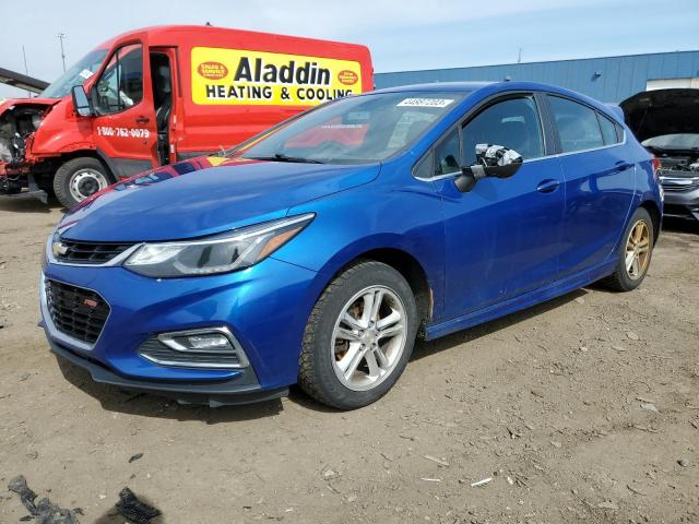 3G1BE6SM8HS553215 - 2017 CHEVROLET CRUZE LT BLUE photo 1