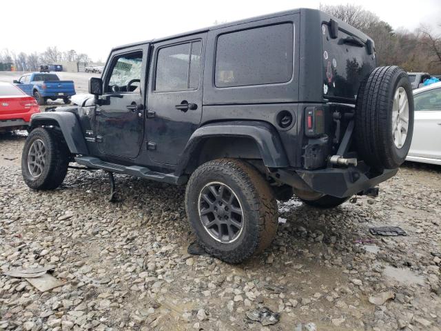 1C4BJWEG3GL126814 - 2016 JEEP WRANGLER U SAHARA BLACK photo 2