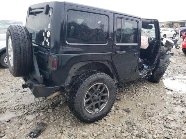 1C4BJWEG3GL126814 - 2016 JEEP WRANGLER U SAHARA BLACK photo 3