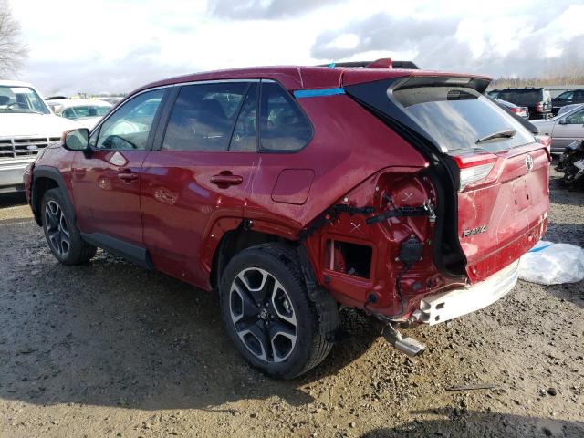 2T3J1RFV5KW022101 - 2019 TOYOTA RAV4 ADVENTURE RED photo 2