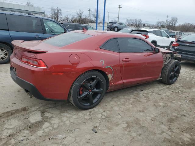 2G1FD1E34F9198838 - 2015 CHEVROLET CAMARO LT RED photo 3