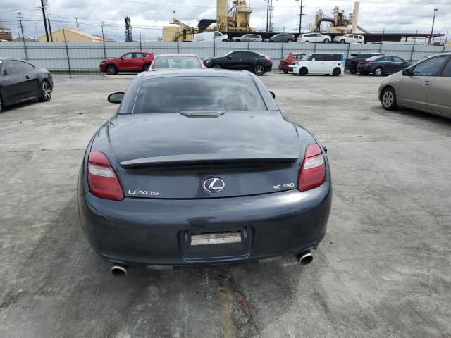 JTHFN48Y169006678 - 2006 LEXUS SC 430 CHARCOAL photo 6