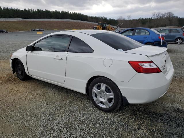 2HGFG12657H508386 - 2007 HONDA CIVIC LX WHITE photo 2