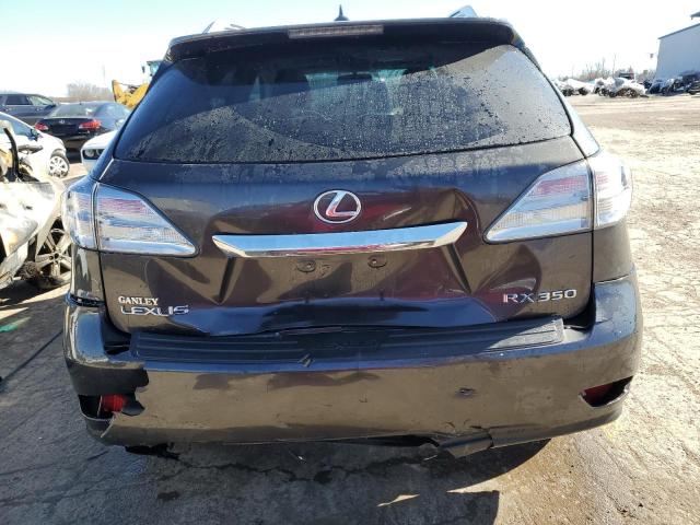 2T2BK1BA4AC059473 - 2010 LEXUS RX 350 GRAY photo 6