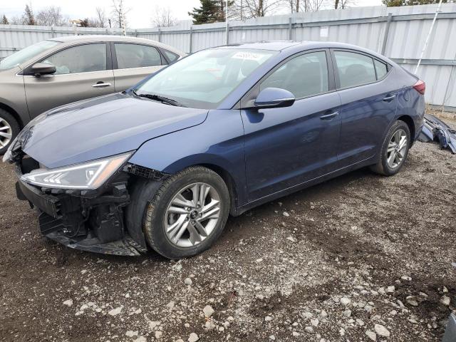 KMHD84LF7KU815224 - 2019 HYUNDAI ELANTRA SEL BLUE photo 1