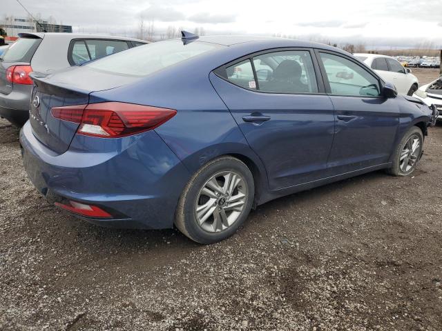 KMHD84LF7KU815224 - 2019 HYUNDAI ELANTRA SEL BLUE photo 3