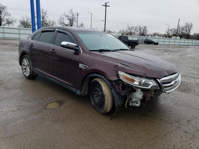 1FAHP2JW2BG108844 - 2011 FORD TAURUS LIMITED BURGUNDY photo 4