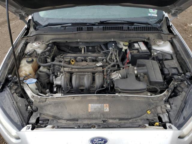 1FA6P0G7XE5371384 - 2014 FORD FUSION S SILVER photo 11