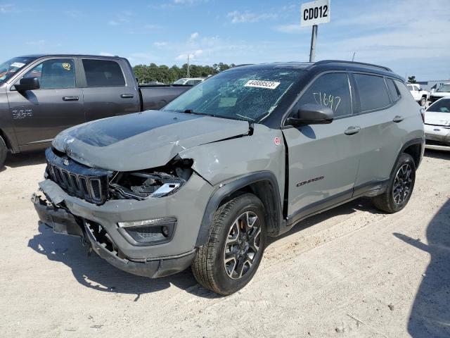 3C4NJDDB4MT560604 - 2021 JEEP COMPASS TRAILHAWK CHARCOAL photo 1