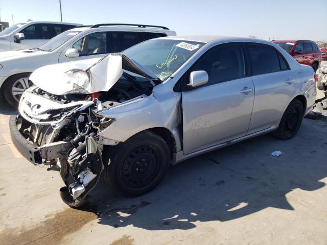 2T1BU4EE3CC813898 - 2012 TOYOTA COROLLA BASE SILVER photo 1