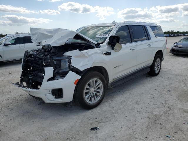 1GKS2GKD1PR410179 - 2023 GMC YUKON XL K1500 SLT WHITE photo 1