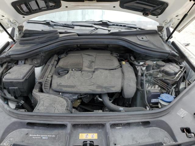4JGDA5HB3FA604061 - 2015 MERCEDES-BENZ ML 350 4MATIC WHITE photo 12