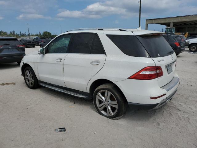 4JGDA5HB3FA604061 - 2015 MERCEDES-BENZ ML 350 4MATIC WHITE photo 2