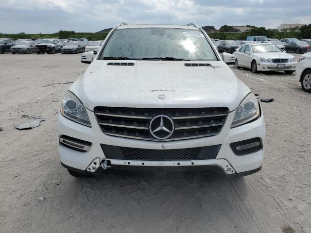 4JGDA5HB3FA604061 - 2015 MERCEDES-BENZ ML 350 4MATIC WHITE photo 5