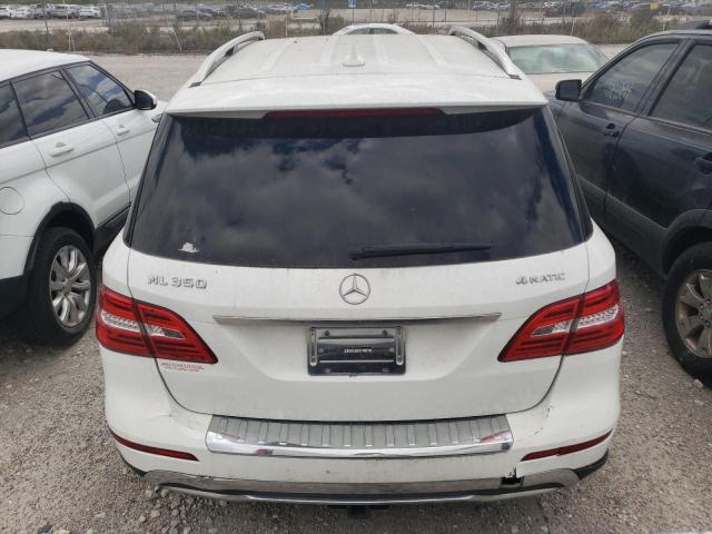 4JGDA5HB3FA604061 - 2015 MERCEDES-BENZ ML 350 4MATIC WHITE photo 6
