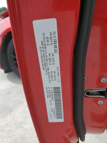 2C3CDXBG6HH599017 - 2017 DODGE CHARGER SE RED photo 12