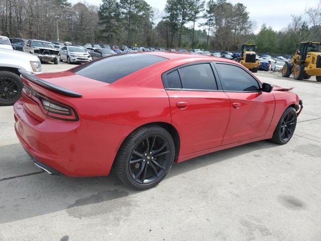 2C3CDXBG6HH599017 - 2017 DODGE CHARGER SE RED photo 3