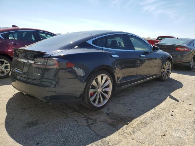 5YJSA1H16EFP31730 - 2014 TESLA MODEL S Կապույտ լուսանկար 3