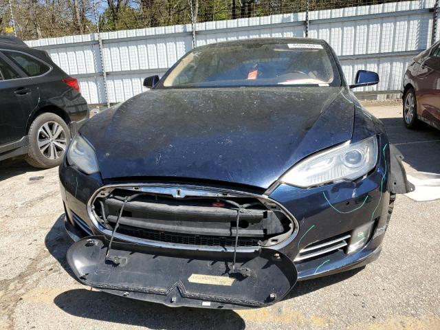 5YJSA1H16EFP31730 - 2014 TESLA MODEL S Կապույտ լուսանկար 5