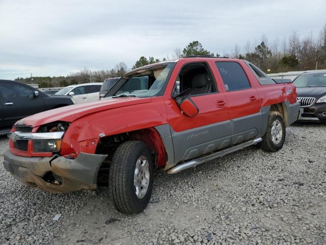3GNEC13T42G329864 - 2002 CHEVROLET AVALANCHE C1500 RED photo 1