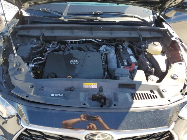 5TDGZRAH7NS548983 - 2022 TOYOTA HIGHLANDER XLE BLACK photo 12