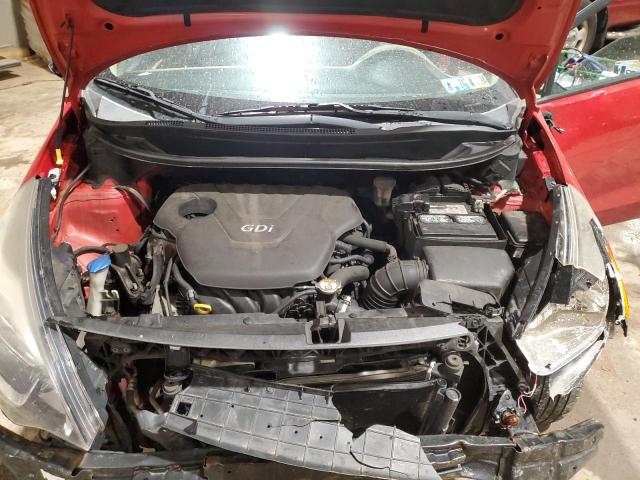 KNADM4A37F6434151 - 2015 KIA RIO LX RED photo 11