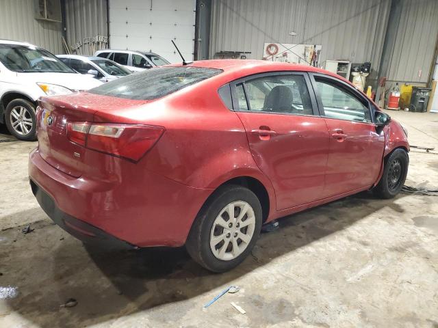 KNADM4A37F6434151 - 2015 KIA RIO LX RED photo 3