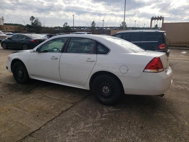 2G1WD5E36D1266611 - 2013 CHEVROLET IMPALA POLICE WHITE photo 2