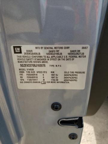 5GZEV23708J160976 - 2008 SATURN OUTLOOK XR BLUE photo 13