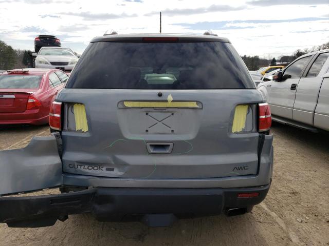 5GZEV23708J160976 - 2008 SATURN OUTLOOK XR BLUE photo 6