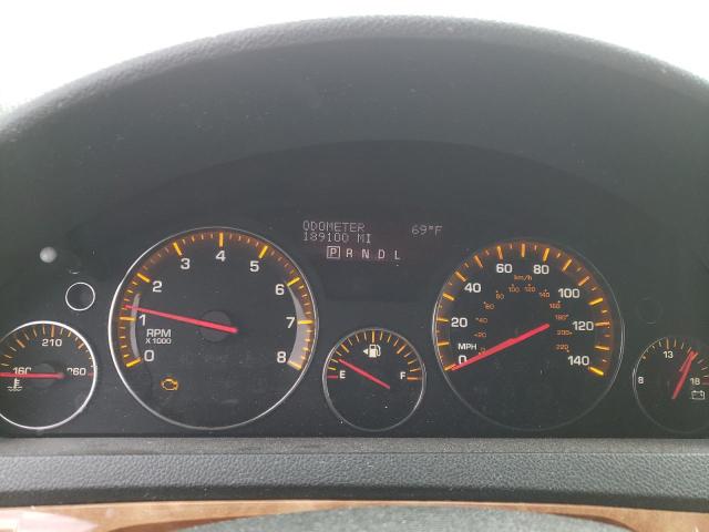 5GZEV23708J160976 - 2008 SATURN OUTLOOK XR BLUE photo 9