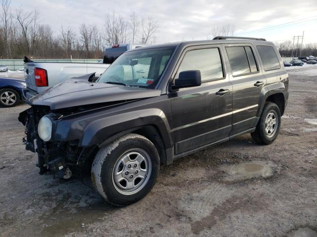 1C4NJPBB4ED766792 - 2014 JEEP PATRIOT SPORT GRAY photo 1