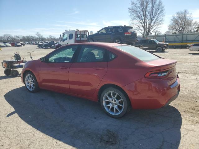 1C3CDFBHXDD640968 - 2013 DODGE DART SXT RED photo 2