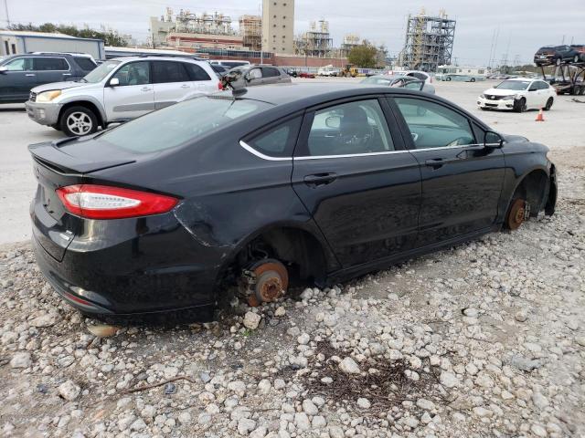 3FA6P0HR0DR246566 - 2013 FORD FUSION SE BLACK photo 3