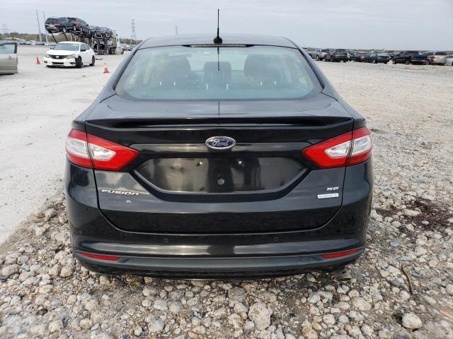 3FA6P0HR0DR246566 - 2013 FORD FUSION SE BLACK photo 6