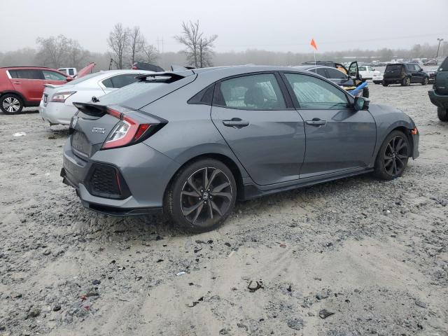 SHHFK7H96JU223998 - 2018 HONDA CIVIC SPORT TOURING GRAY photo 3