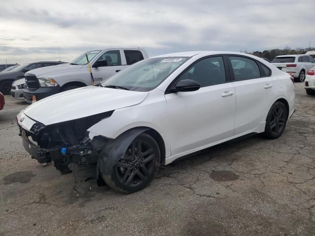 3KPF34AD1ME384314 - 2021 KIA FORTE GT LINE WHITE photo 1