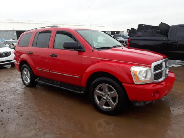 1D4HD58216F189406 - 2006 DODGE DURANGO LIMITED RED photo 4