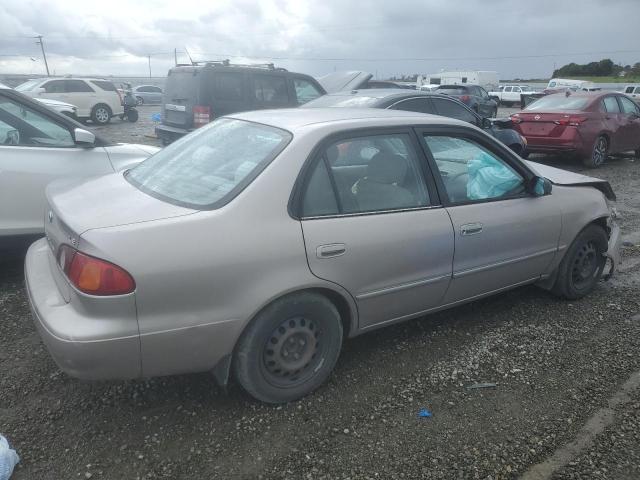 1NXBR12E01Z428184 - 2001 TOYOTA COROLLA CE BEIGE photo 3