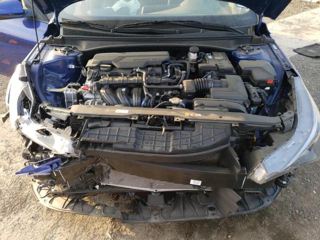 KMHLL4AGXPU609554 - 2023 HYUNDAI ELANTRA SE BLUE photo 11