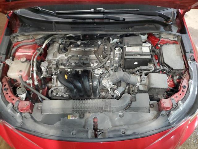 JTDEPMAE3MJ157413 - 2021 TOYOTA COROLLA LE RED photo 11