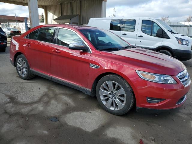 1FAHP2FW6CG109117 - 2012 FORD TAURUS LIMITED RED photo 4