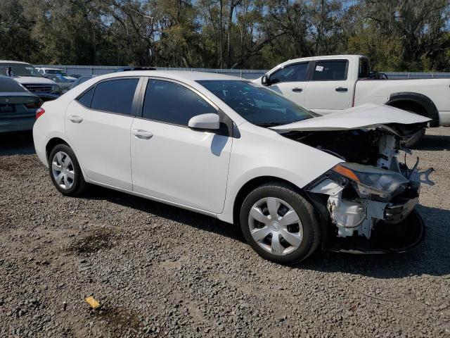 2T1BURHE9FC444641 - 2015 TOYOTA COROLLA L WHITE photo 4