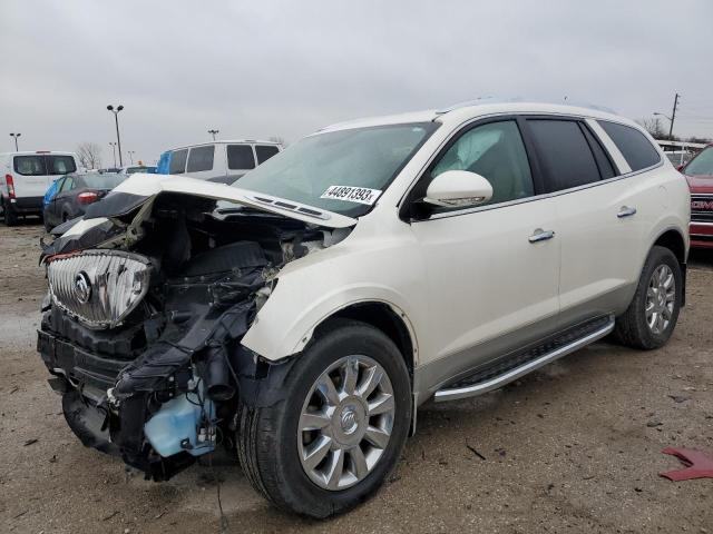 5GAKRBED8BJ396747 - 2011 BUICK ENCLAVE CXL WHITE photo 1