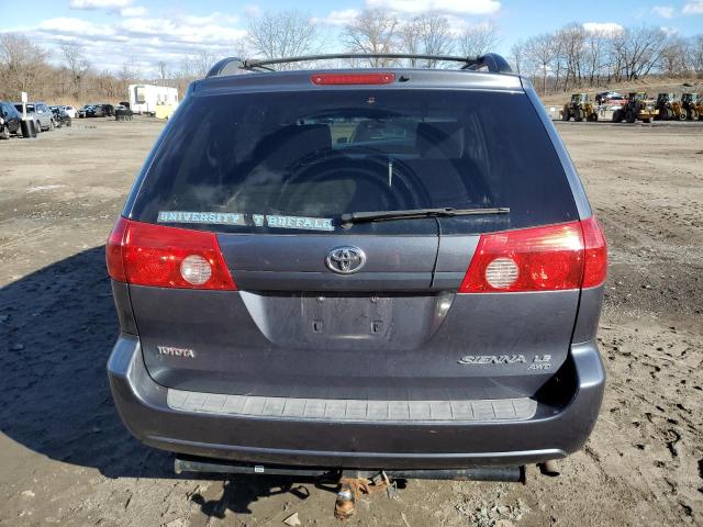 5TDBA23C36S061498 - 2006 TOYOTA SIENNA LE GRAY photo 6